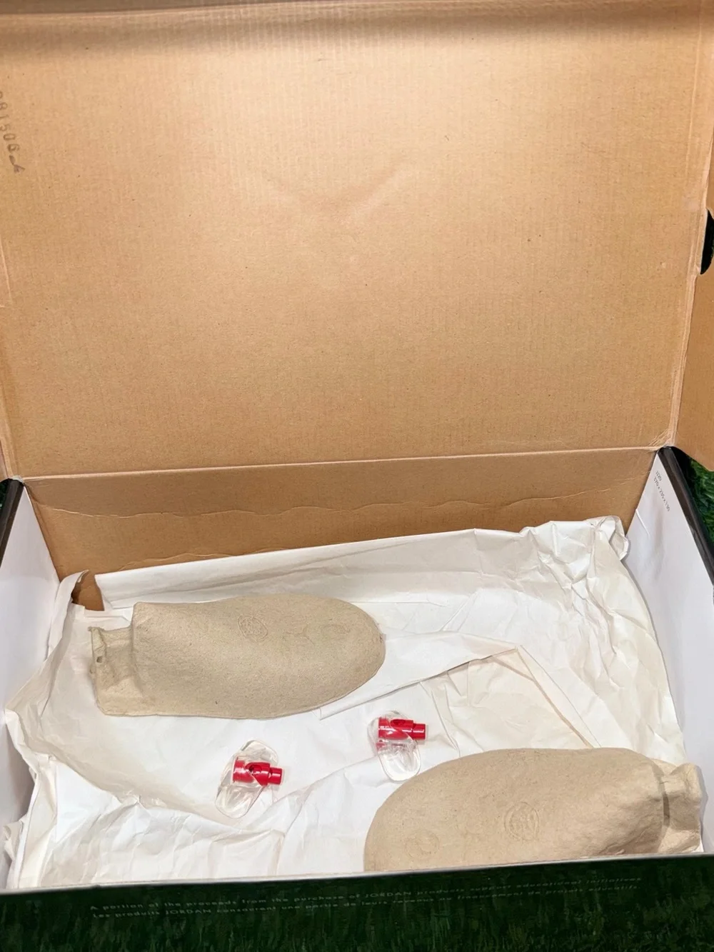 OG BOX And Laces Lock ONLY - Jordan 5 Retro Fire Red (2006) Size: US M 10.5